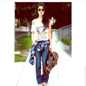 Lucky Brand 'Lil Leona' Dark Blue Women's Boot Cut Low Rise Jeans 4 / 27